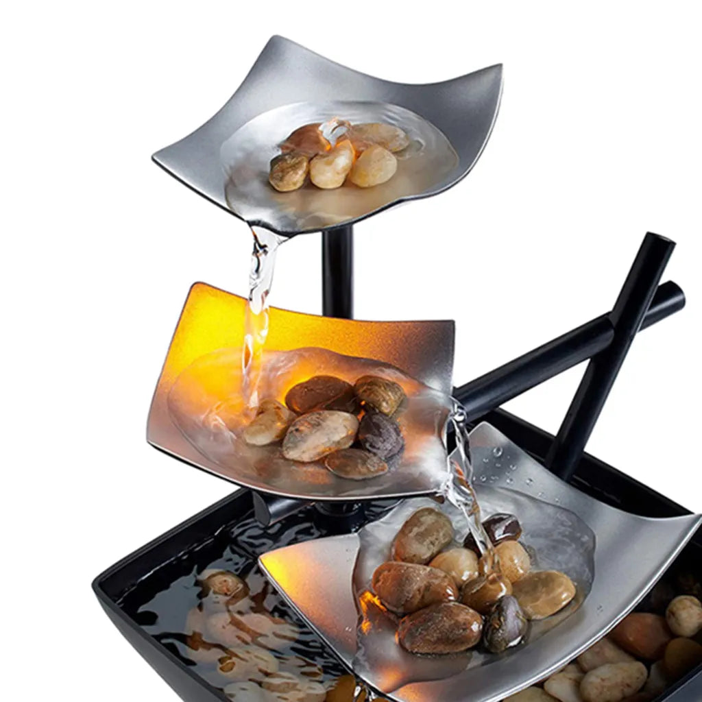 Relaxation Indoor Tabletop Fountain Water Fountain Desktop Decor EU Plug