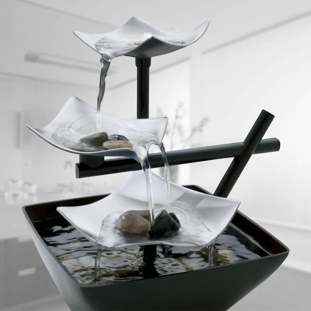 Relaxation Indoor Tabletop Fountain Water Fountain Desktop Decor EU Plug